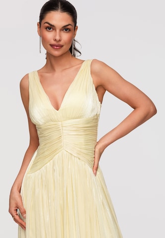 Ombre Abendkleid in Gelb