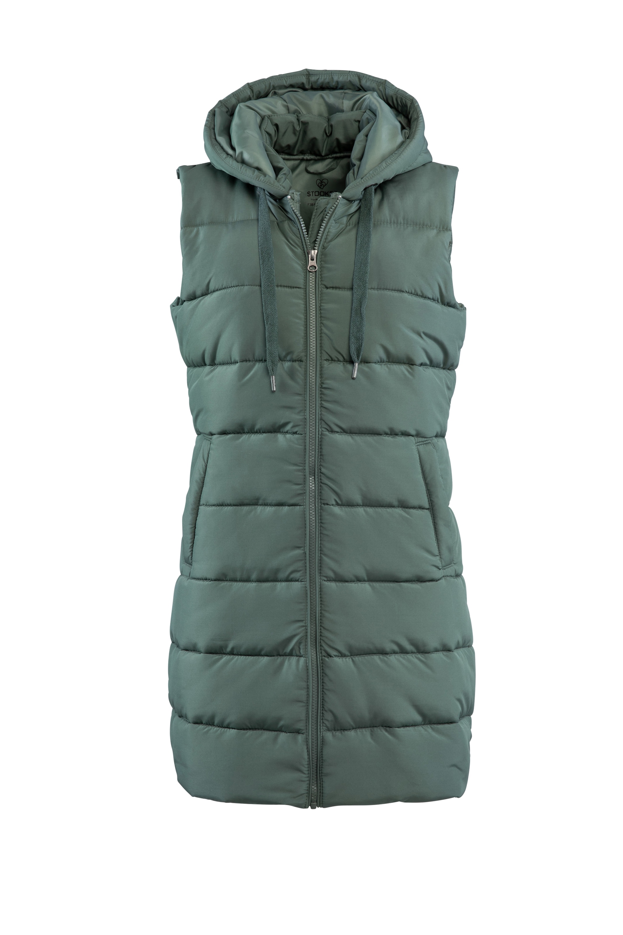 STOOKER WOMEN Vest 'Wanda' in Green: front