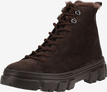Bottines à lacets Paul Green en marron : devant