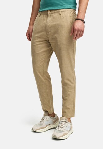 Regular Pantalon 'Nandos' INDICODE JEANS en beige