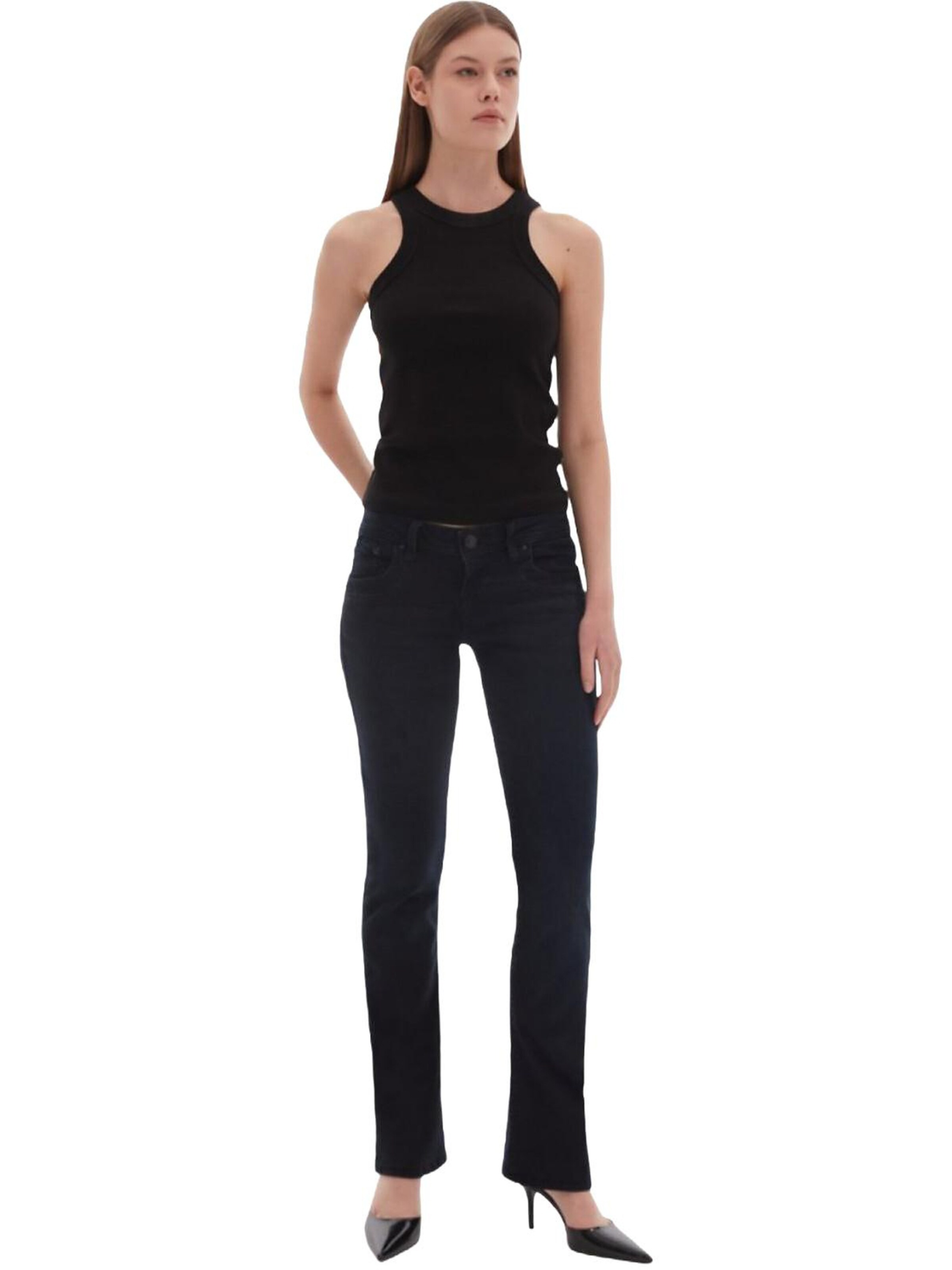 LTB Jeans - Pierna ancha Vaquero 'LTB Jeans Damen Valerie Jeanshose mit mittelhohem Bund und weitem Bein' en azul