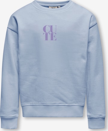 KIDS ONLY GIRL Bluzka sportowa 'KOGDITTE' w kolorze niebieski: przód