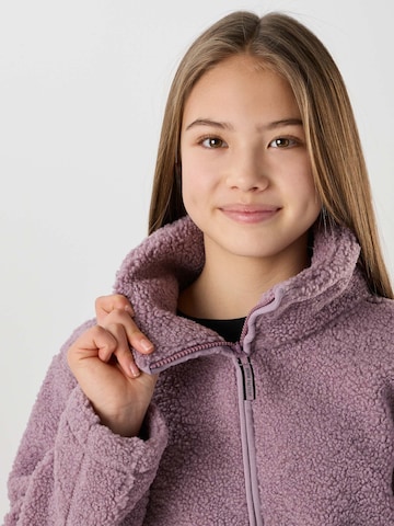 Denim Factory Fleecejakke 'Denver' i lilla