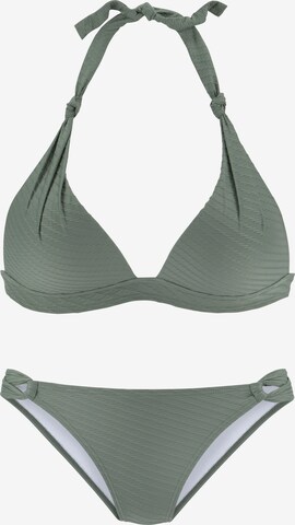 Triangle Bikini s.Oliver en vert : devant