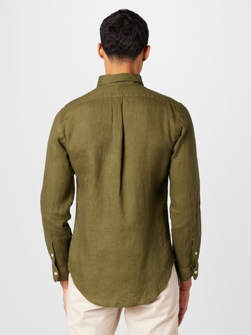 Slim fit Camicia di Polo Ralph Lauren in verde