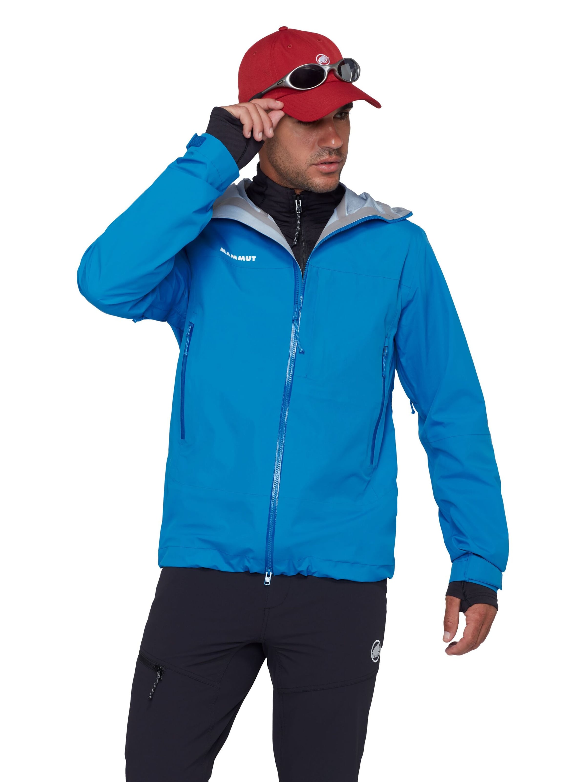 MAMMUT Athletic Jacket in Blue: front