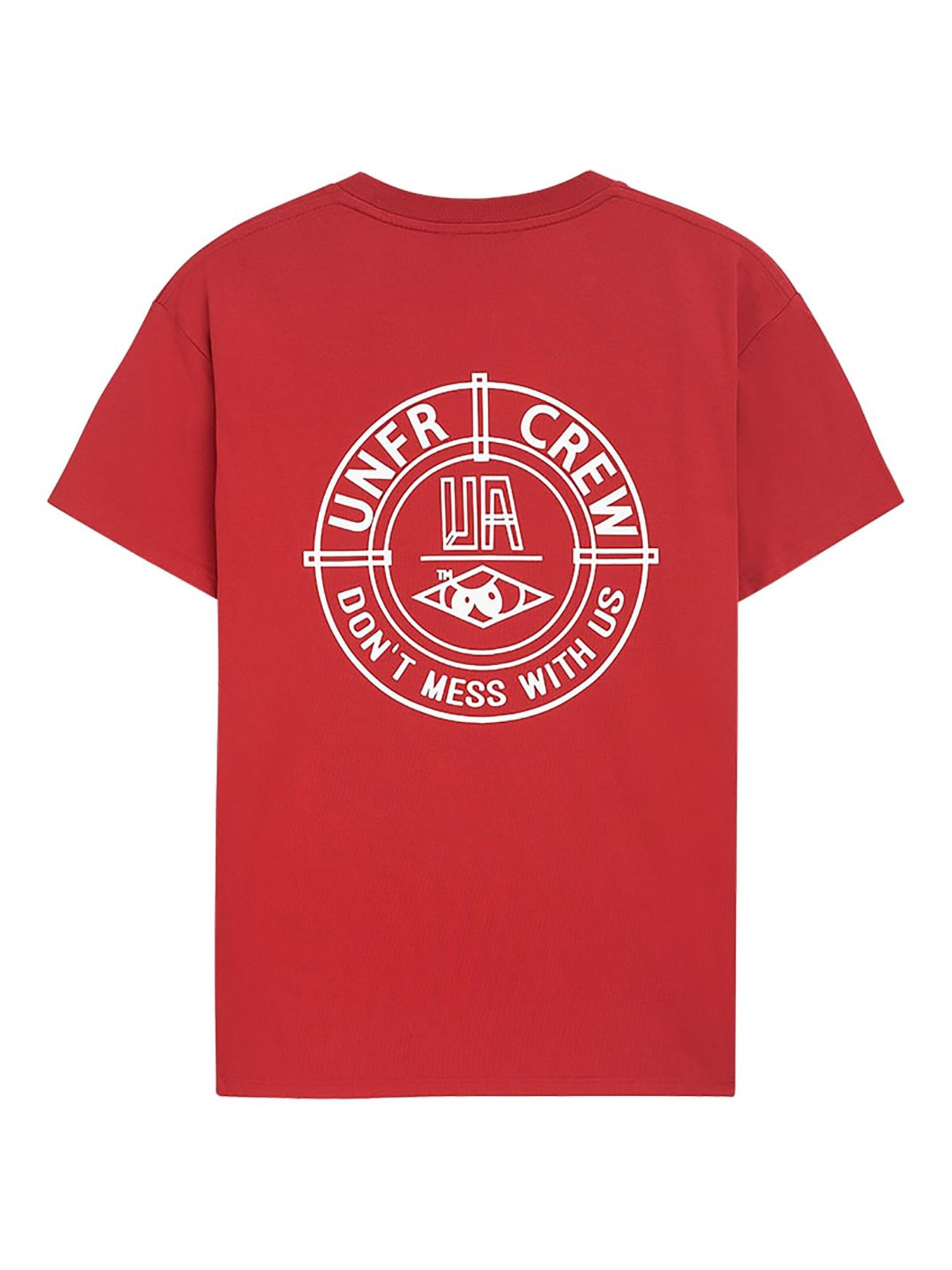 Unfair Athletics Sweatshirt 'DMWU BP' in Red: front