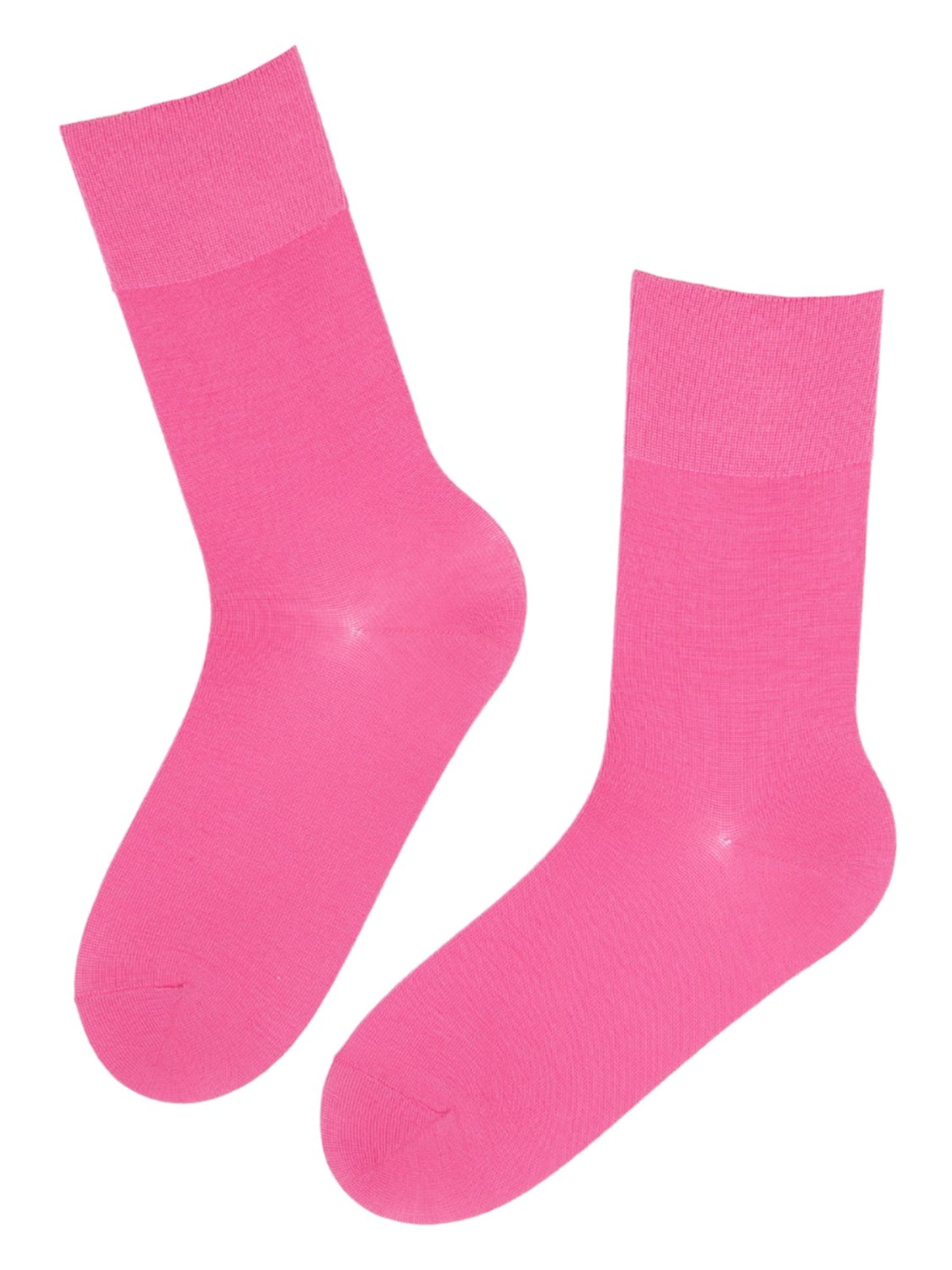 Calzino 'DOORA merino wool socks for women' di Sokisahtel in rosa: frontale