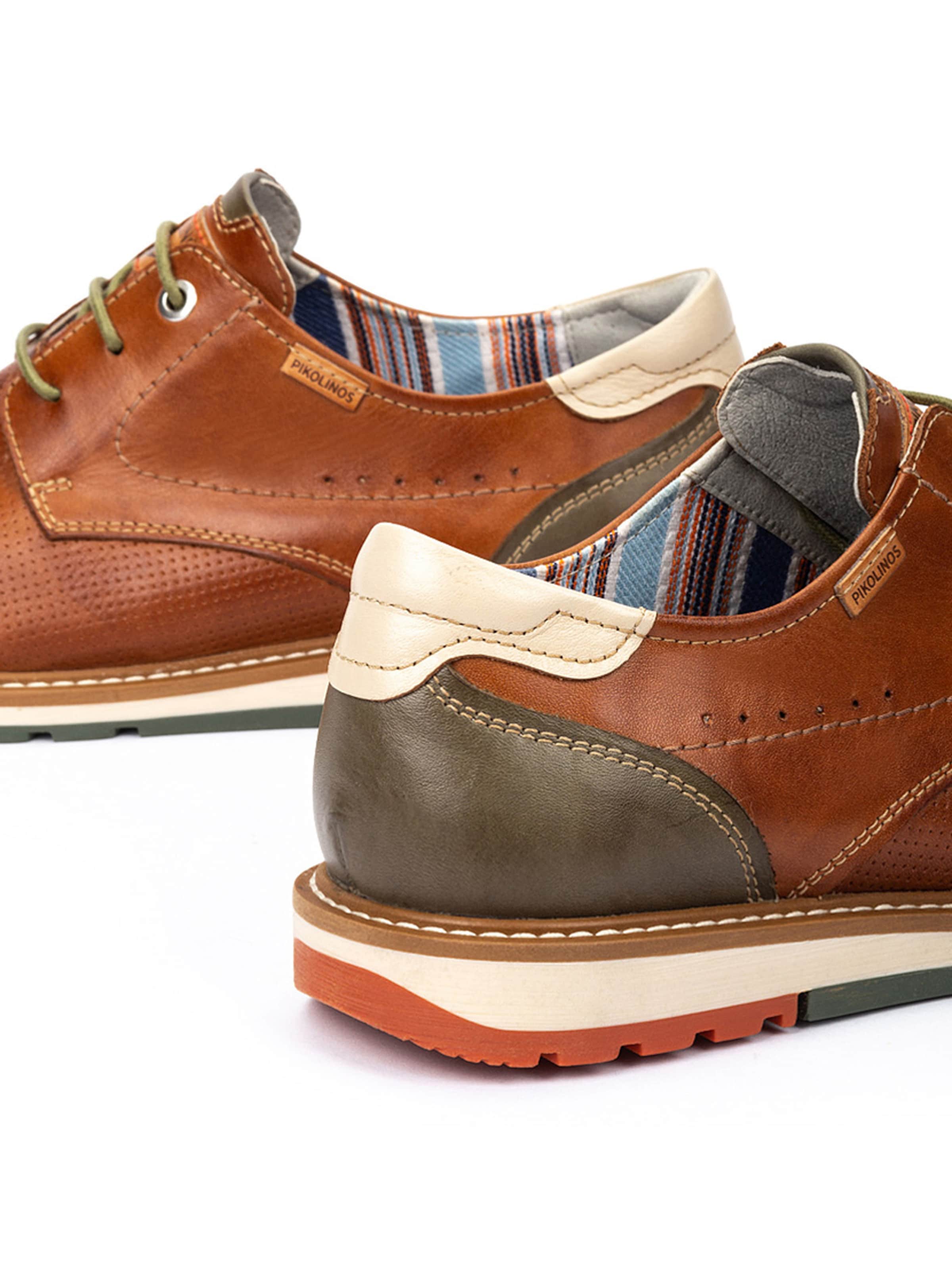 PIKOLINOSCipele na vezanje 'Berna' - smeđa boja