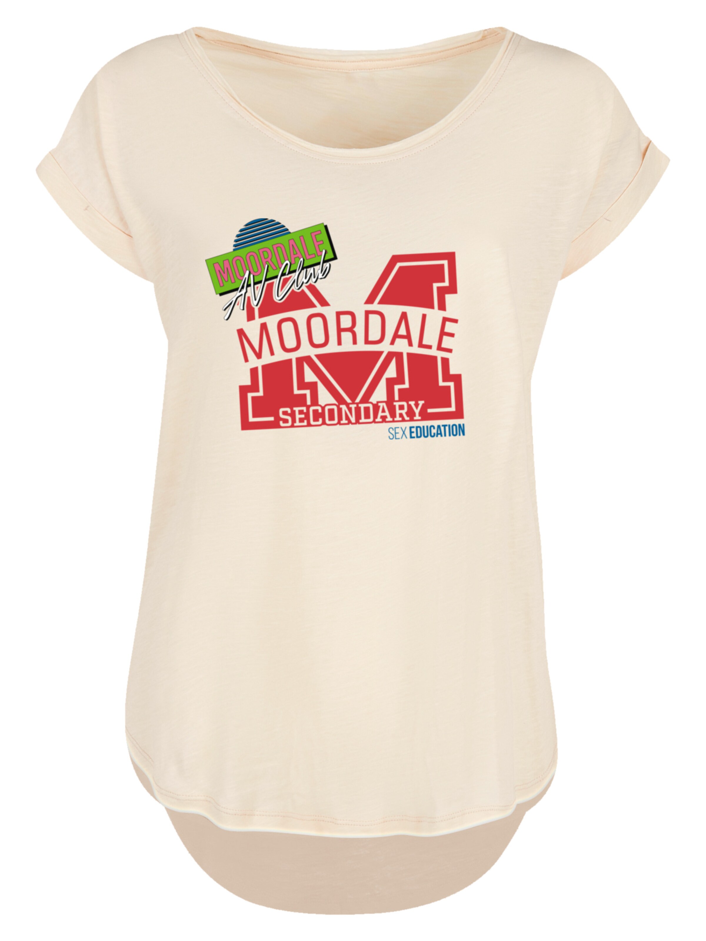 F4NT4STIC Shirt 'Sex Education Netflix TV Series' in Beige: front