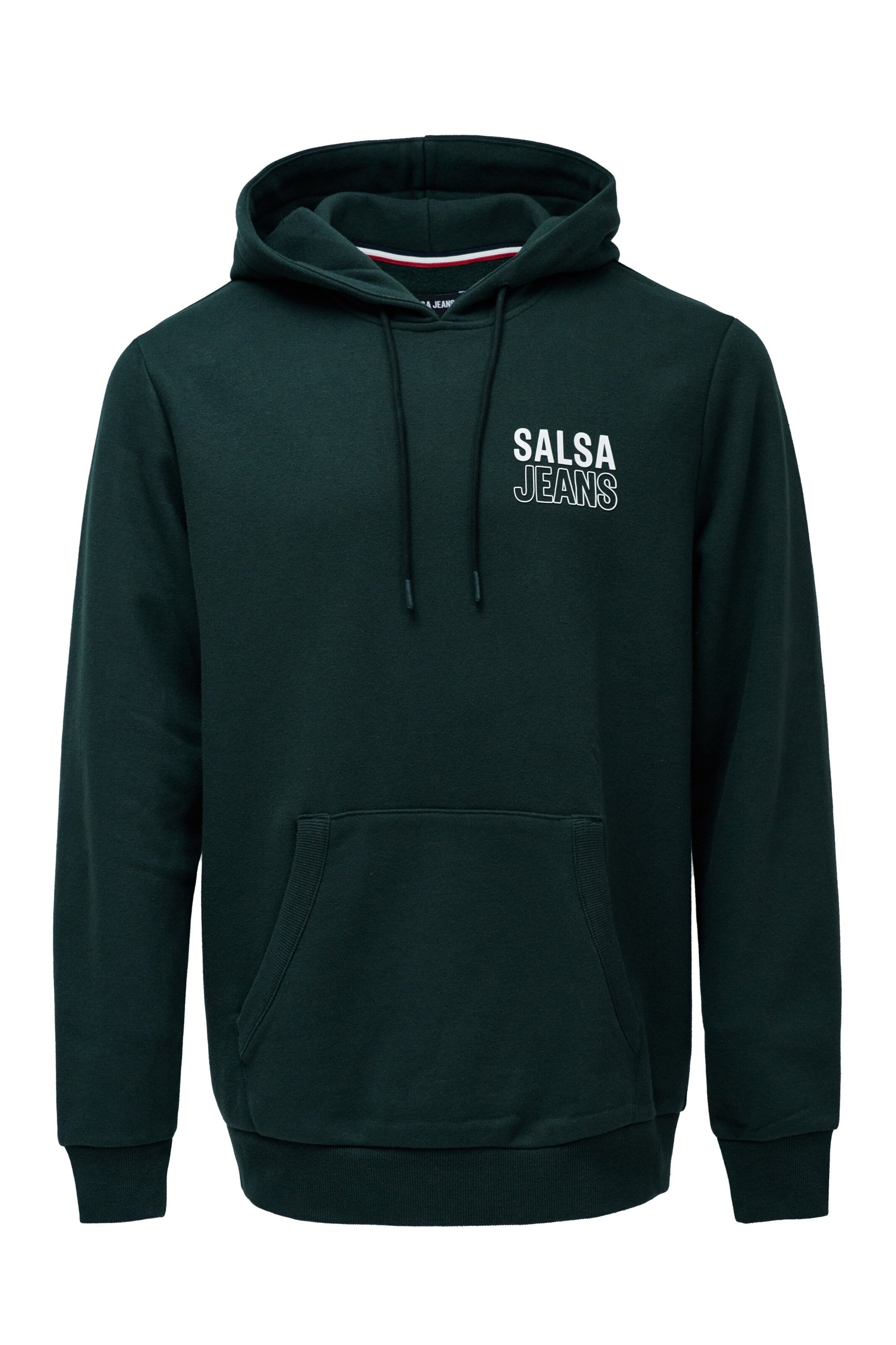 Salsa Jeans Sweatshirt in Groen: voorkant