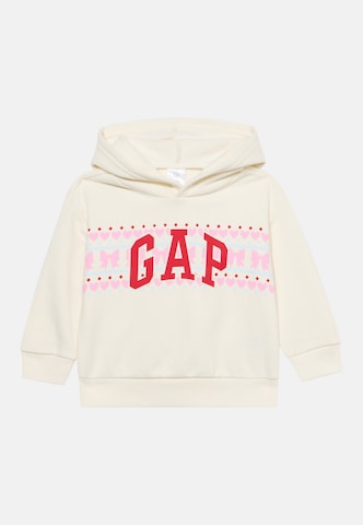 GAP Sweatshirt i vit: framsida