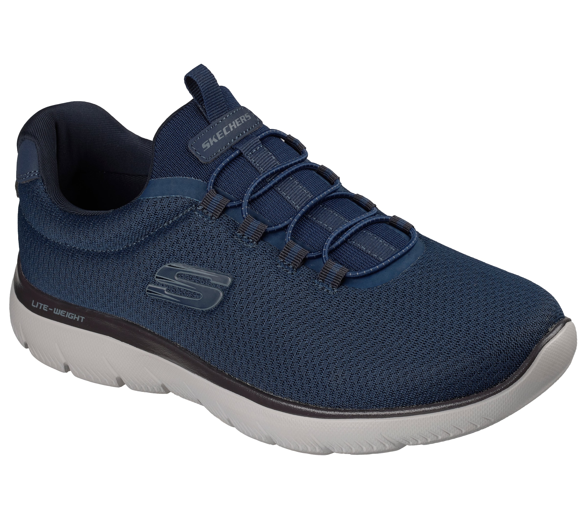 SKECHERS Slip-Ons in Blue: front