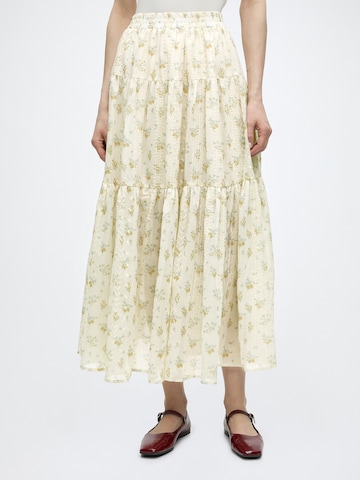 Lollys Laundry Sukňa 'SunsetLL' - Béžová: predná strana