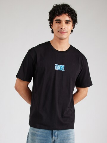 Tricou 'JORISTANBUL' de la JACK & JONES pe negru