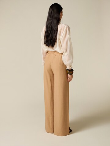 Baggy Pantaloni di oltre in beige