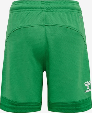 Regular Pantalon de sport 'Lead' Hummel en vert