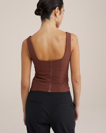 Haut WE Studio en marron