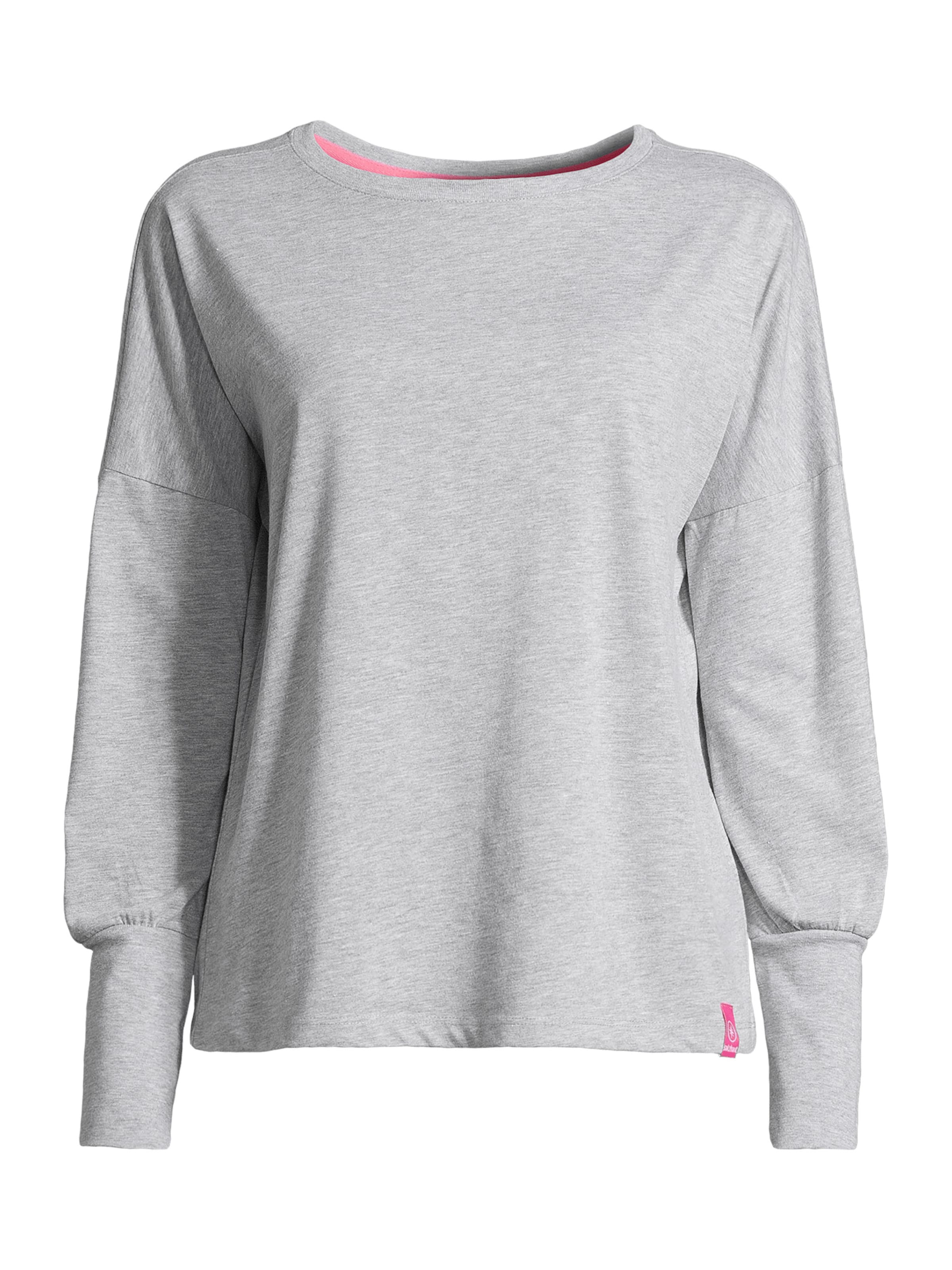salzhaut Longsleeve 'SMAAK' in Grau: Vorderseite