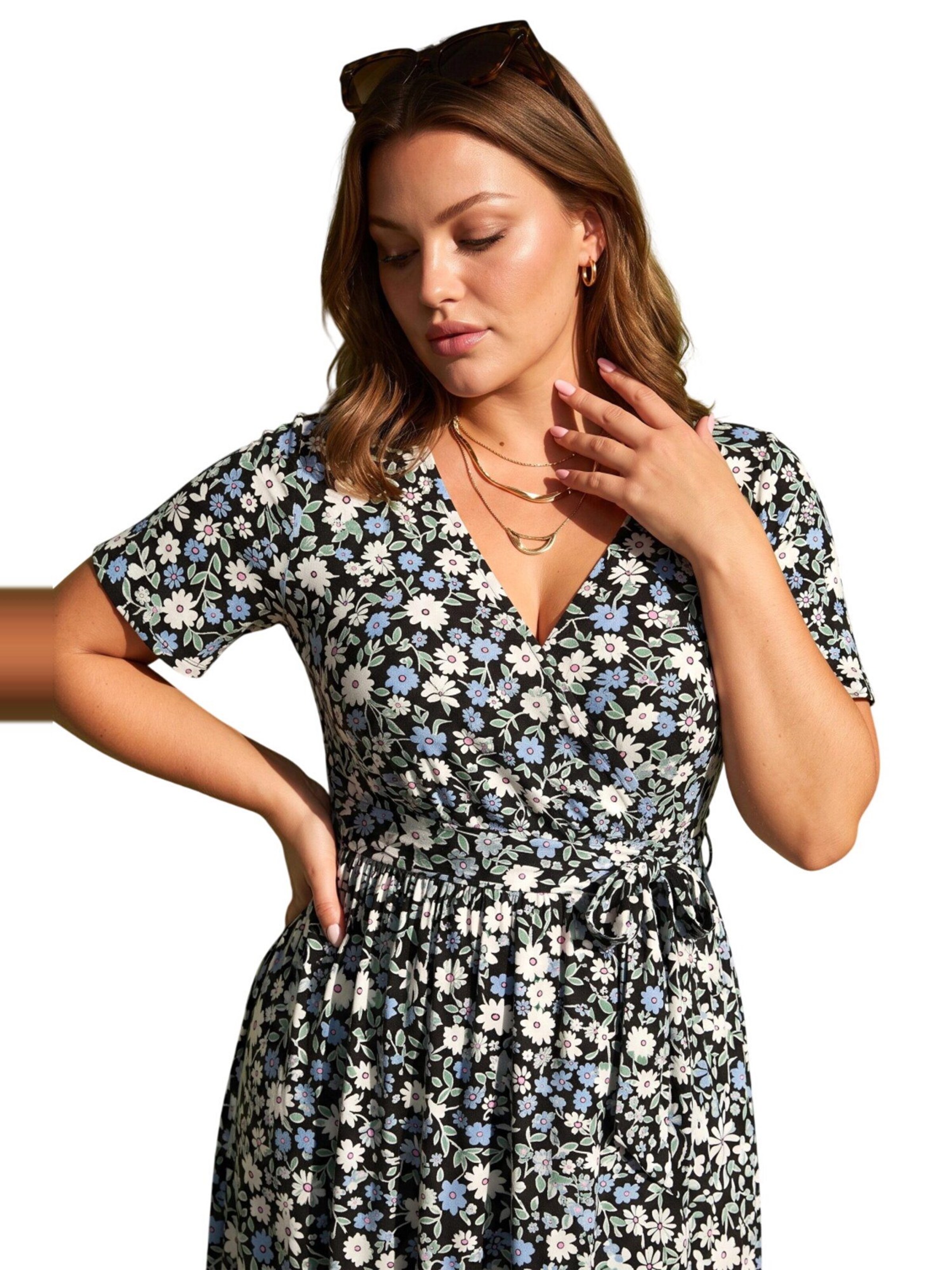 Shape Of You Jurk in Zwart