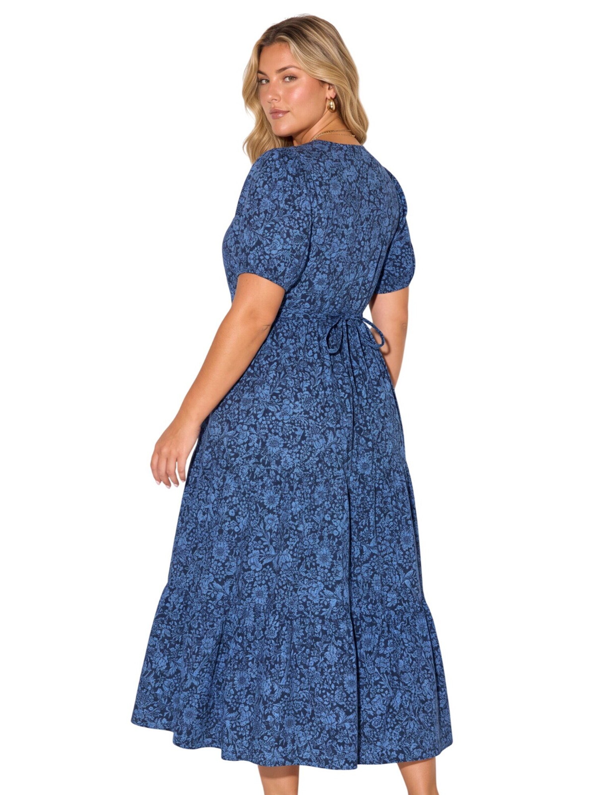Shape Of You Jurk in Blauw