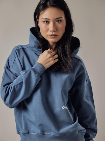 OWN Off With Nature Sweatshirt 'Cappuccio' i blå