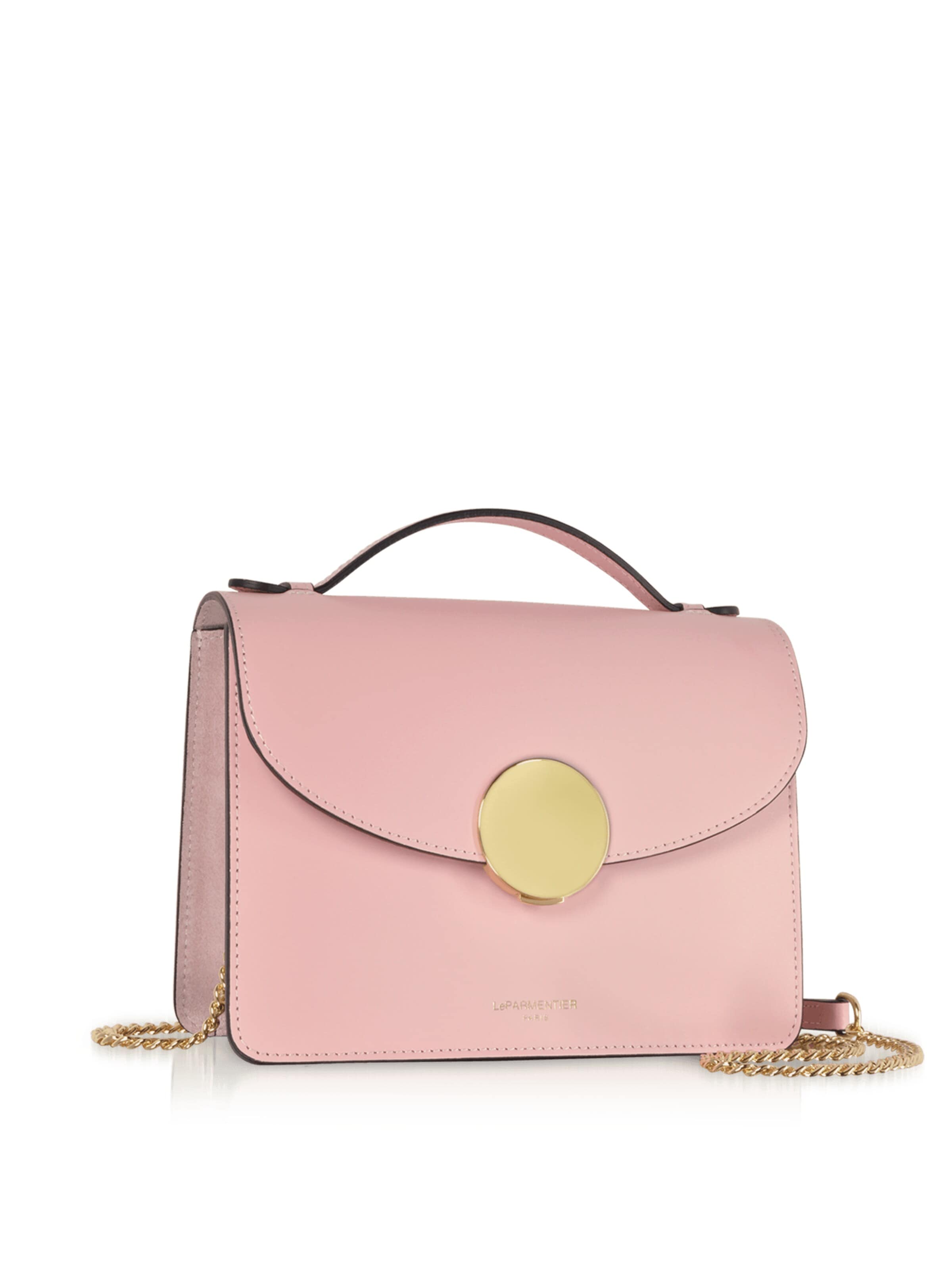 LeParmentier - Bolso de mano 'New Ondina' en rosa: frente