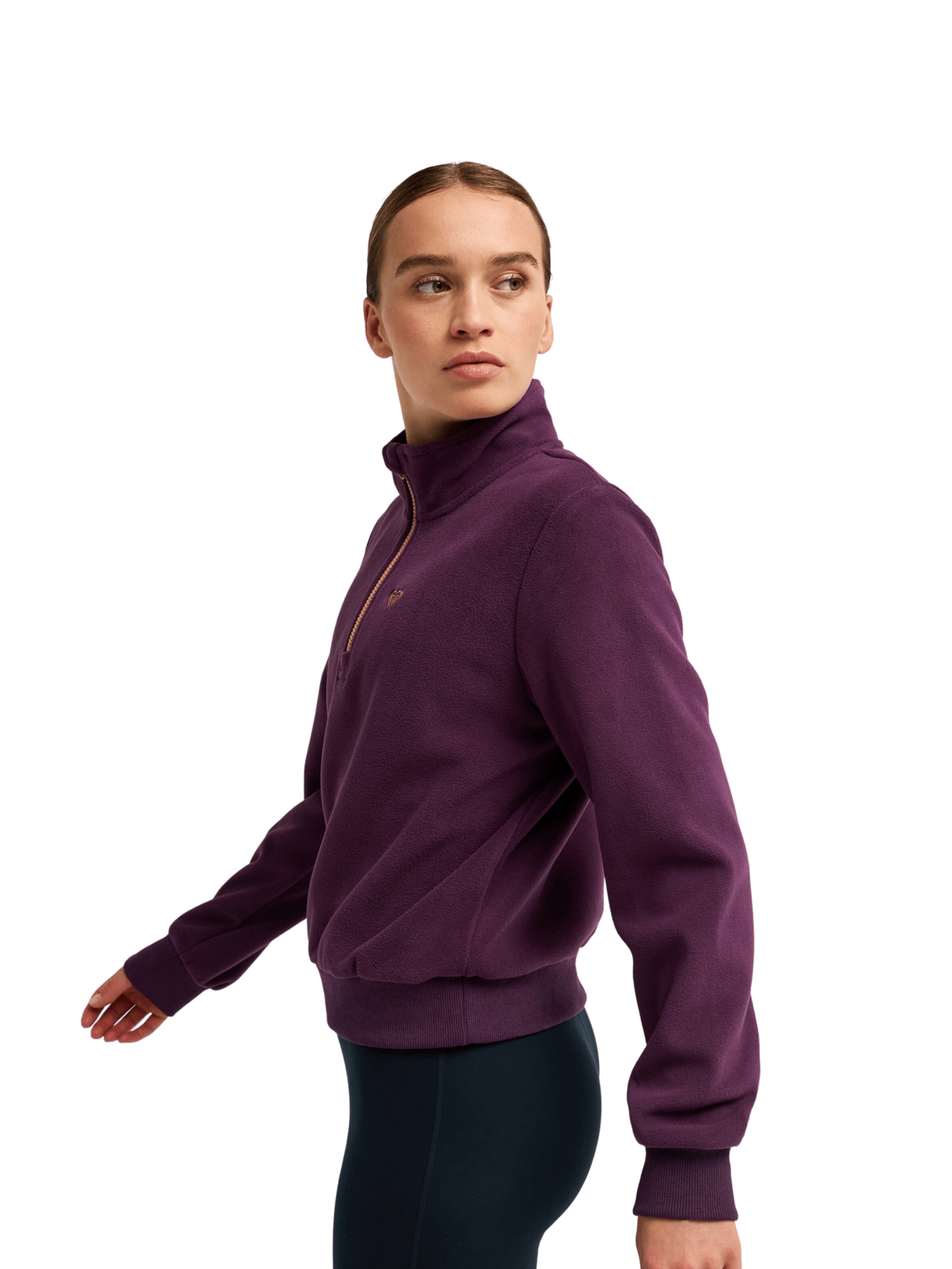 ROXY Sportpullover in Lila