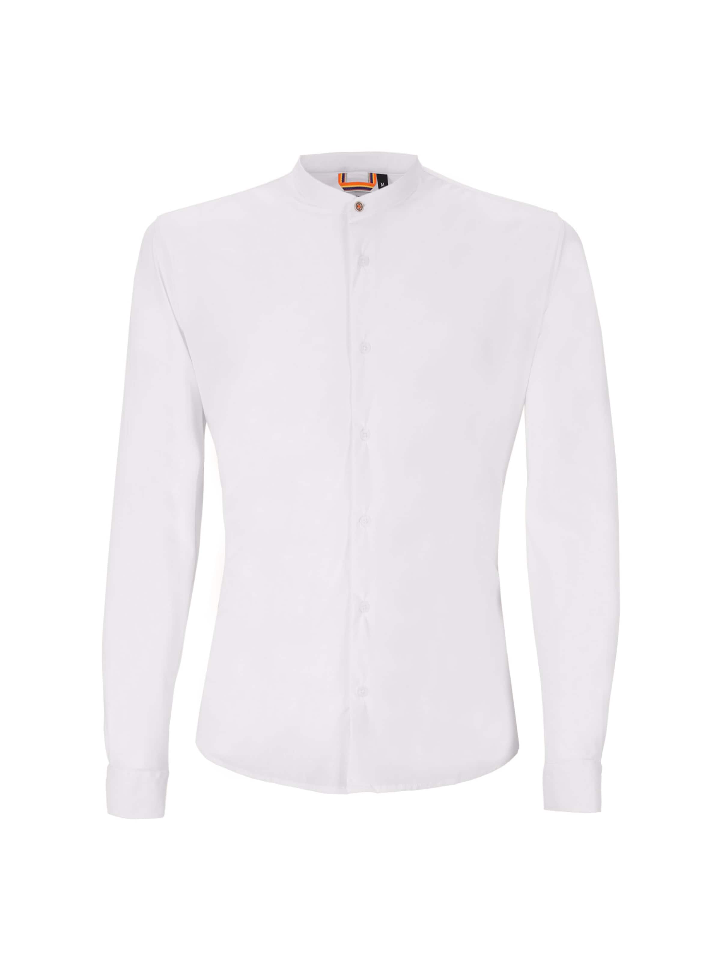 Distretto12 Slim Fit Hemd 'Tew' in Weiß: Vorderseite