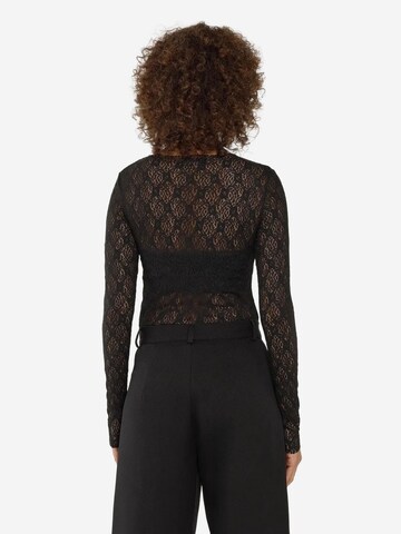 Hiccup Shirt Bodysuit in Black