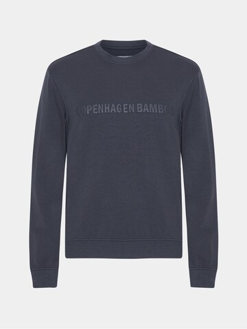 Copenhagen Bamboo Sweatshirt 'Mørkegrå bambus sweatshirt med logo'‌ in Grau: Vorderseite