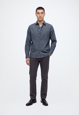s.Oliver - Ajuste estrecho Camisa en azul