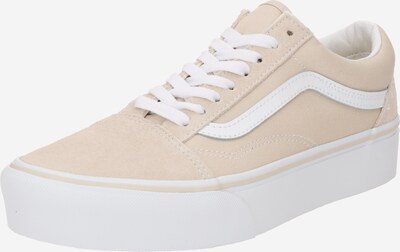 VANS Baskets basses 'Old Skool' en taupe / blanc, Vue avec produit