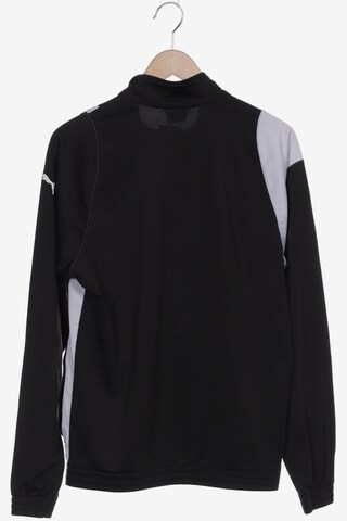 PUMA Sweatshirt & Zip-Up Hoodie in M in Black