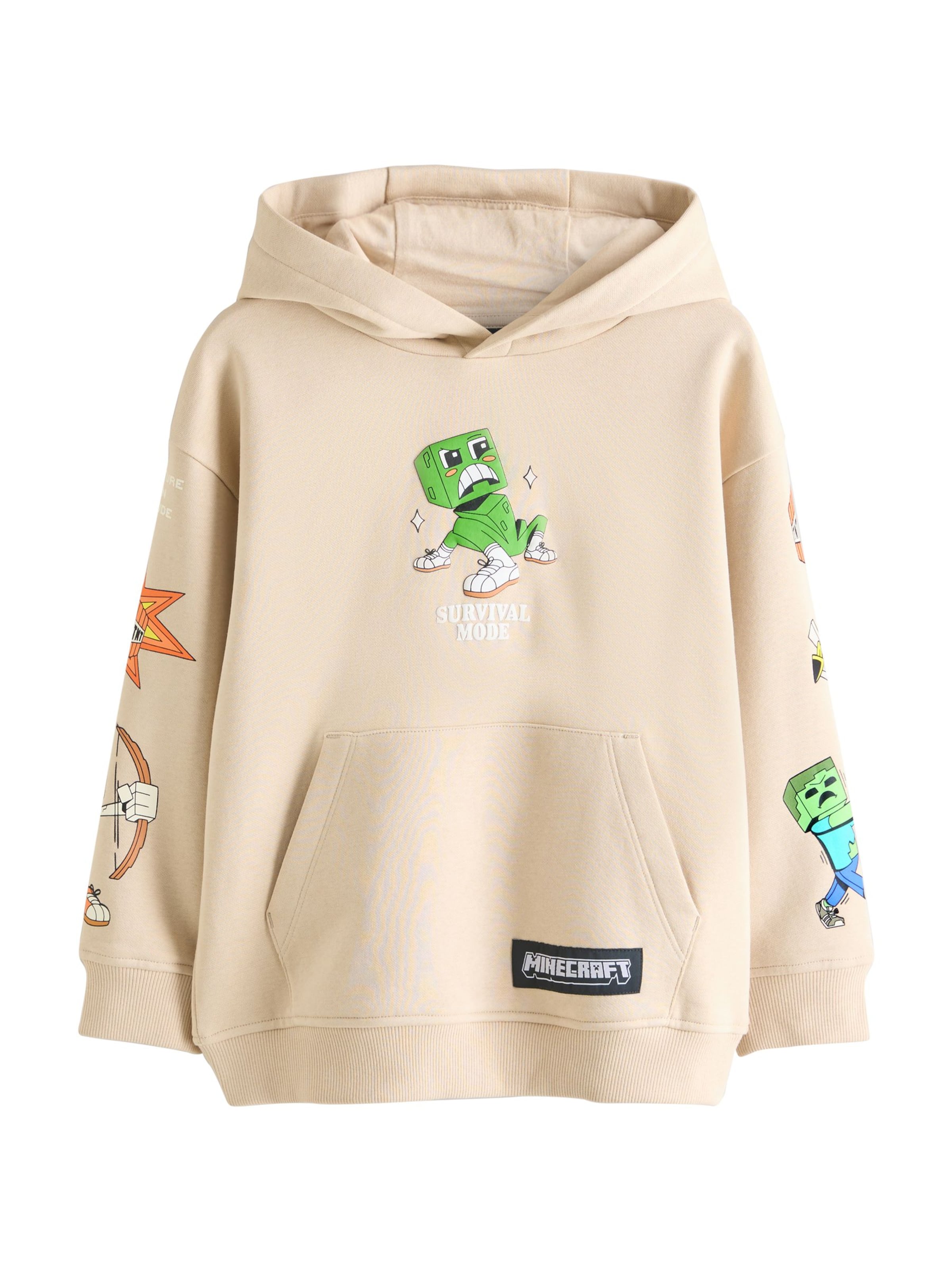 Next Dressipluus 'Minecraft', värv hall: eest vaates