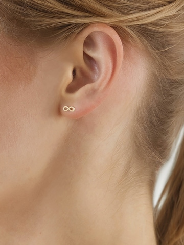 Lulu & Jane - Pendientes en oro: frente