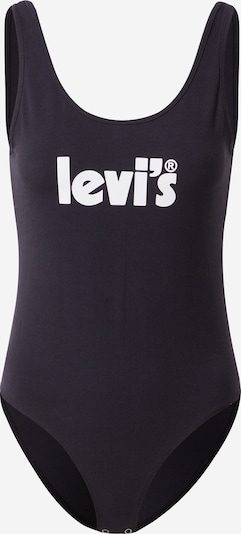 LEVI'S Shirtbody en noir / blanc, Vue avec produit