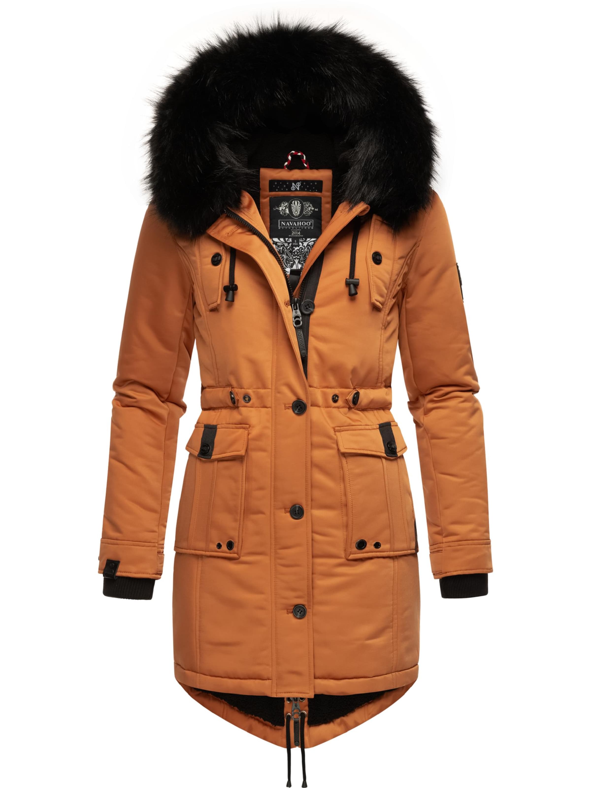NAVAHOO Talveparka 'Luluna', värv pruun: eest vaates