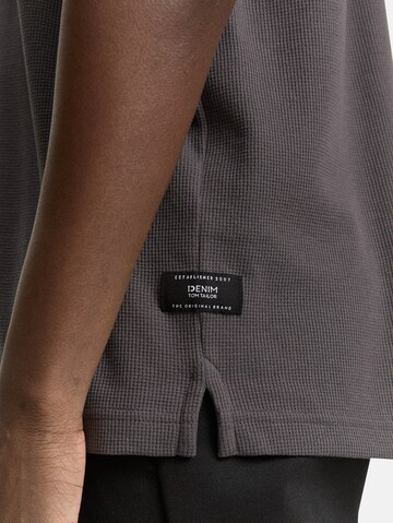 T-Shirt TOM TAILOR DENIM en gris