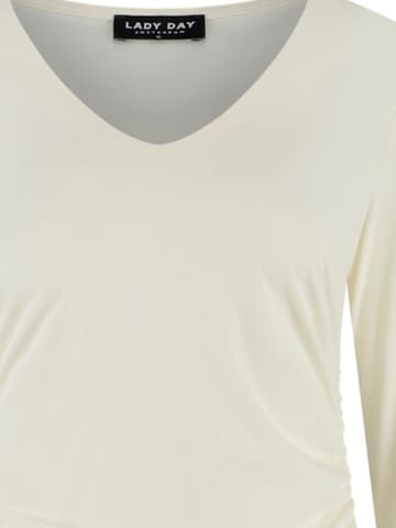 Lady Day Shirt 'Lady Day Arly-V off white' in White