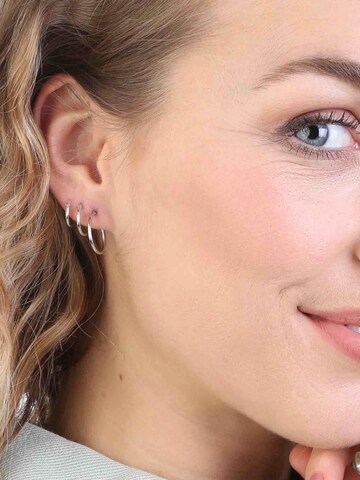 Boucles d'oreilles Lucardi en argent