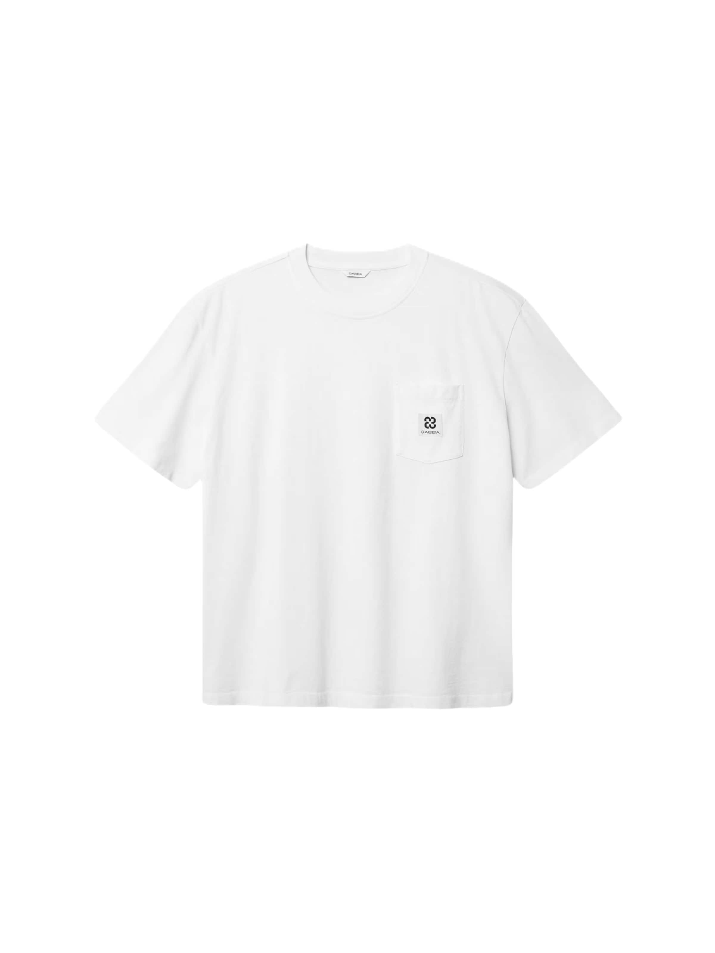 GABBA Comfort fit Button Up Shirt ' GABNigel ' in White: front