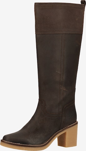 Bottes Kickers en marron : devant