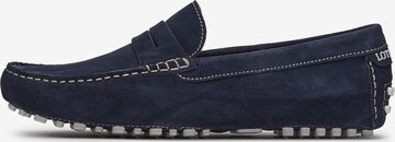 LOTTUSSE Mocassins 'Nautico' in Blauw: voorkant