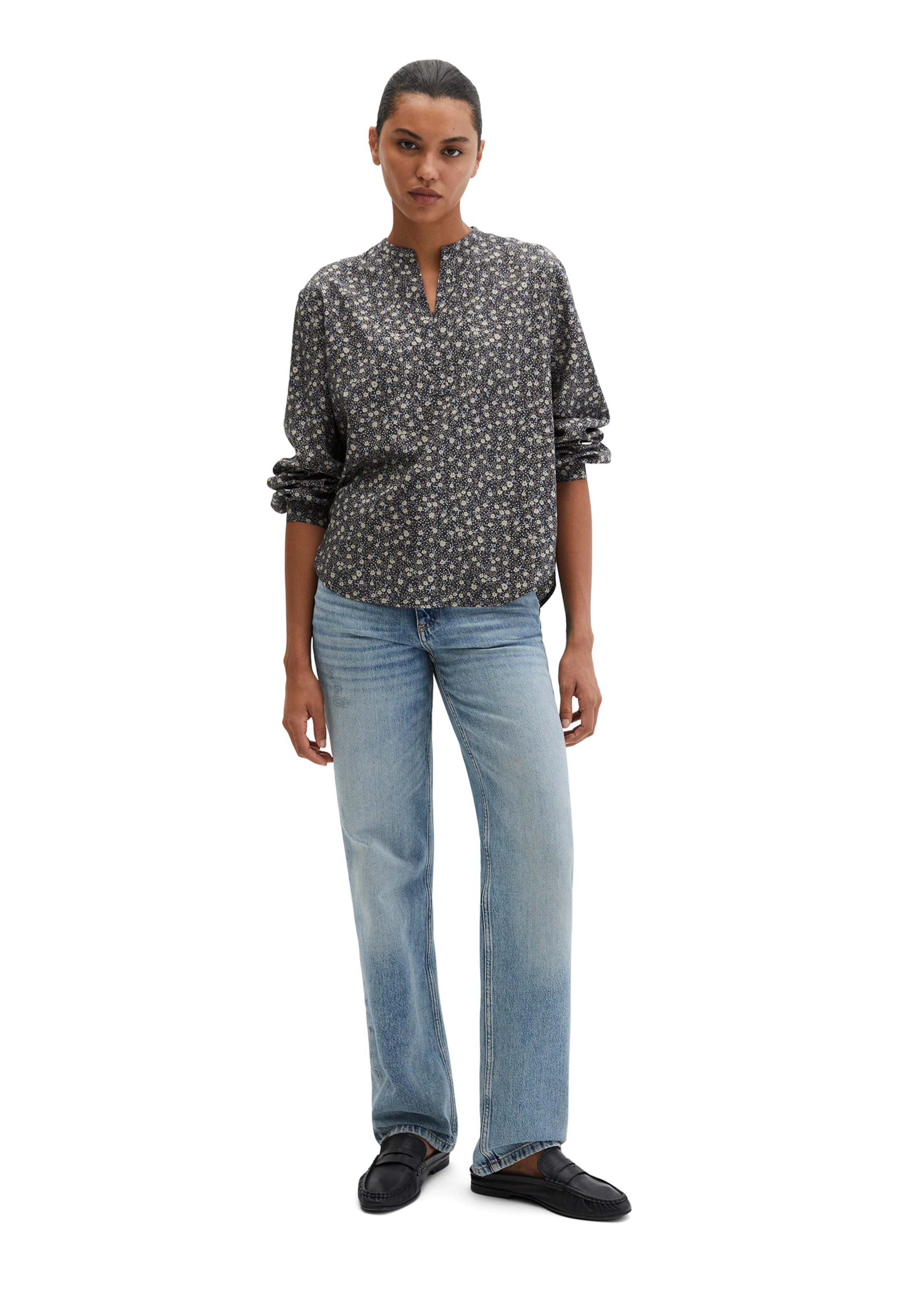 Marc O'Polo Bluse in Grau