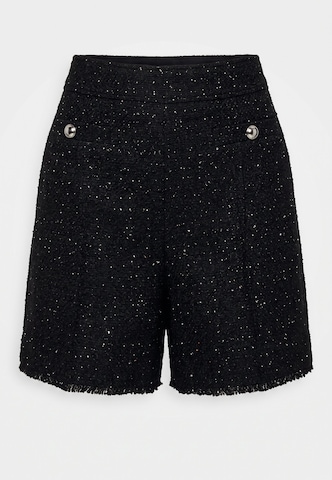 HUGO Regular Pants 'Haberi' in Black: front