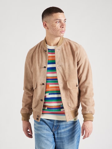 SCOTCH & SODA Tussenjas in Bruin: voorkant