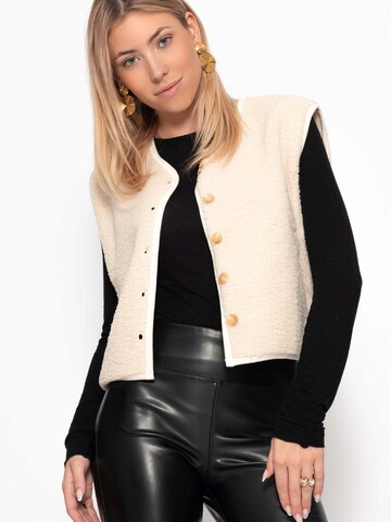 SASSYCLASSY Weste‌‌‌‌‌ in Beige