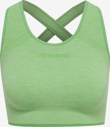 Hummel - Soutien Bustier Soutien de desporto em verde: frente