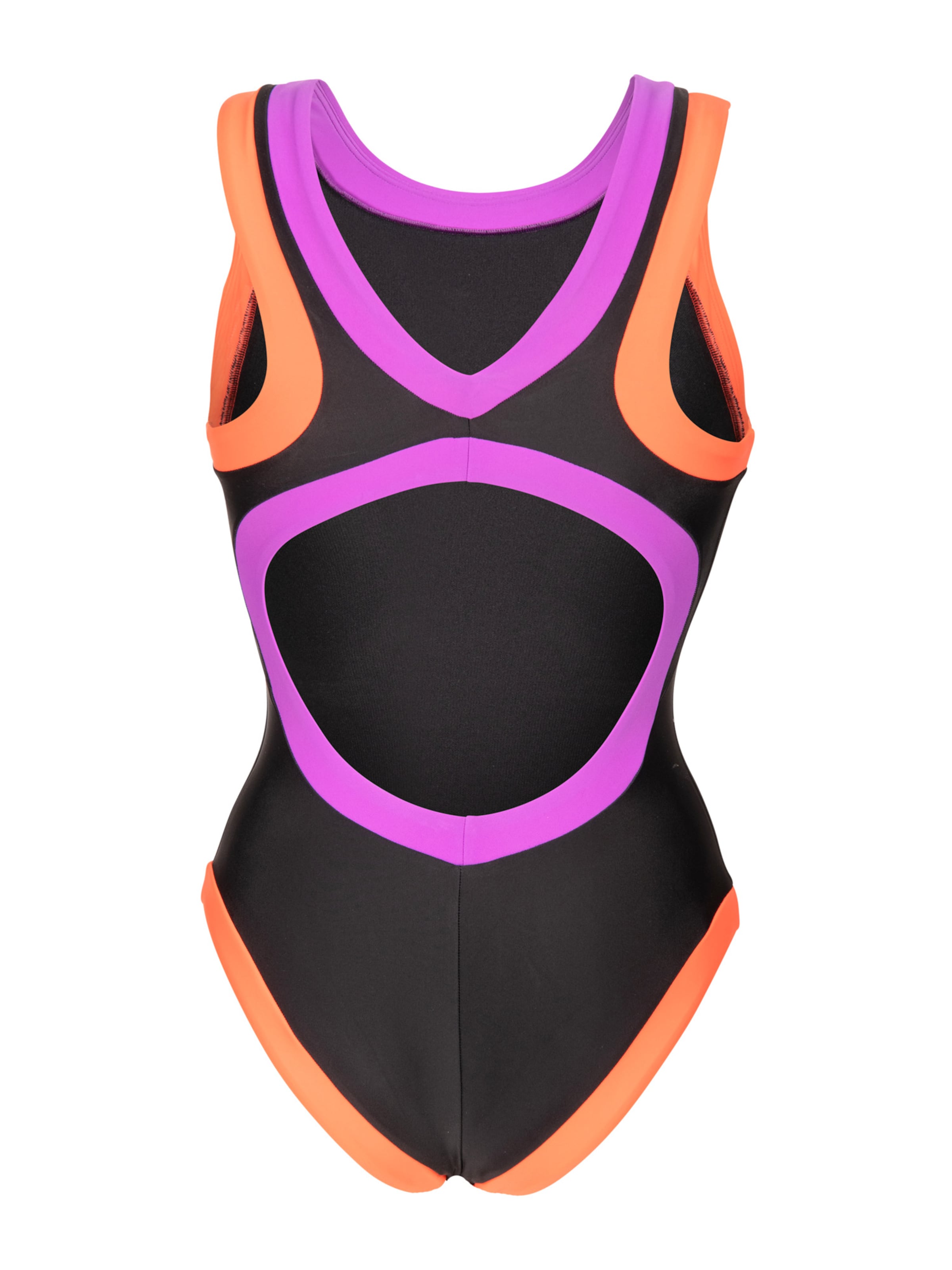 ARENA - Soutien Bustier Fato de banho 'BOLD LINES' em preto